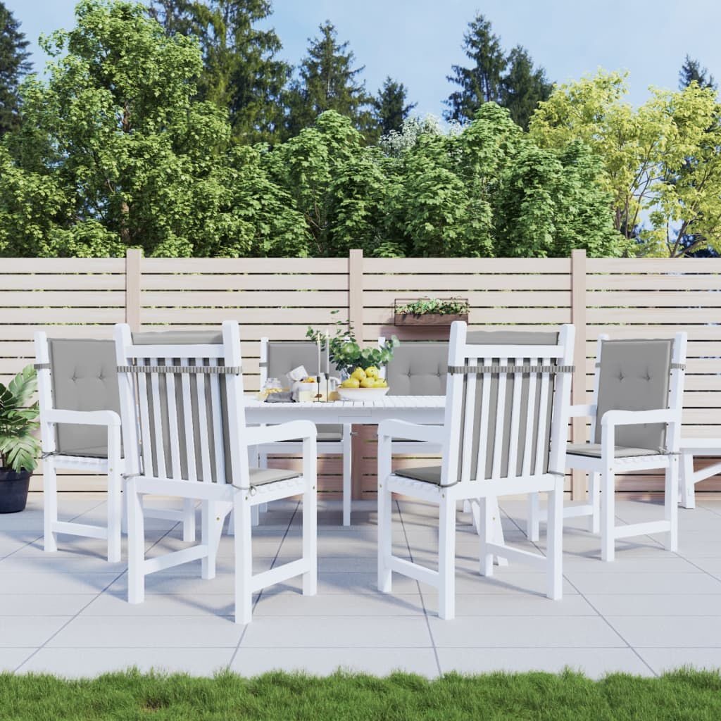 Tuinstoelkussens (6 st) Grijs - 35% Korting! Krasje