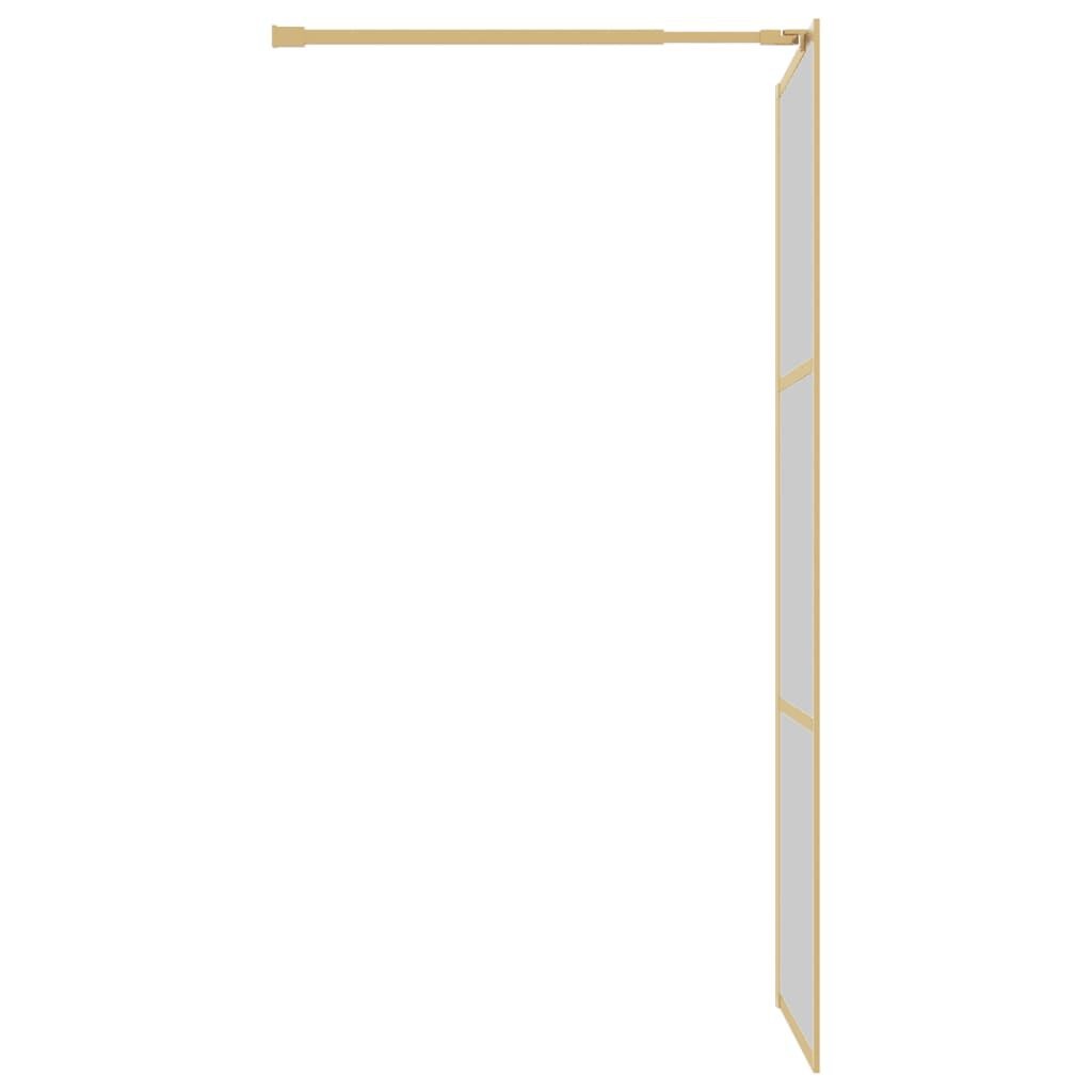 Inloopdouchewand 80x195cm Goud -35% Korting!