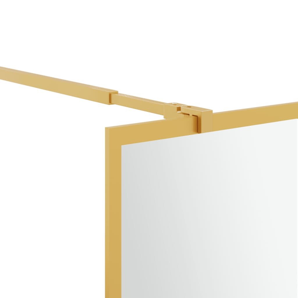 Inloopdouchewand 80x195cm Goud -35% Korting!