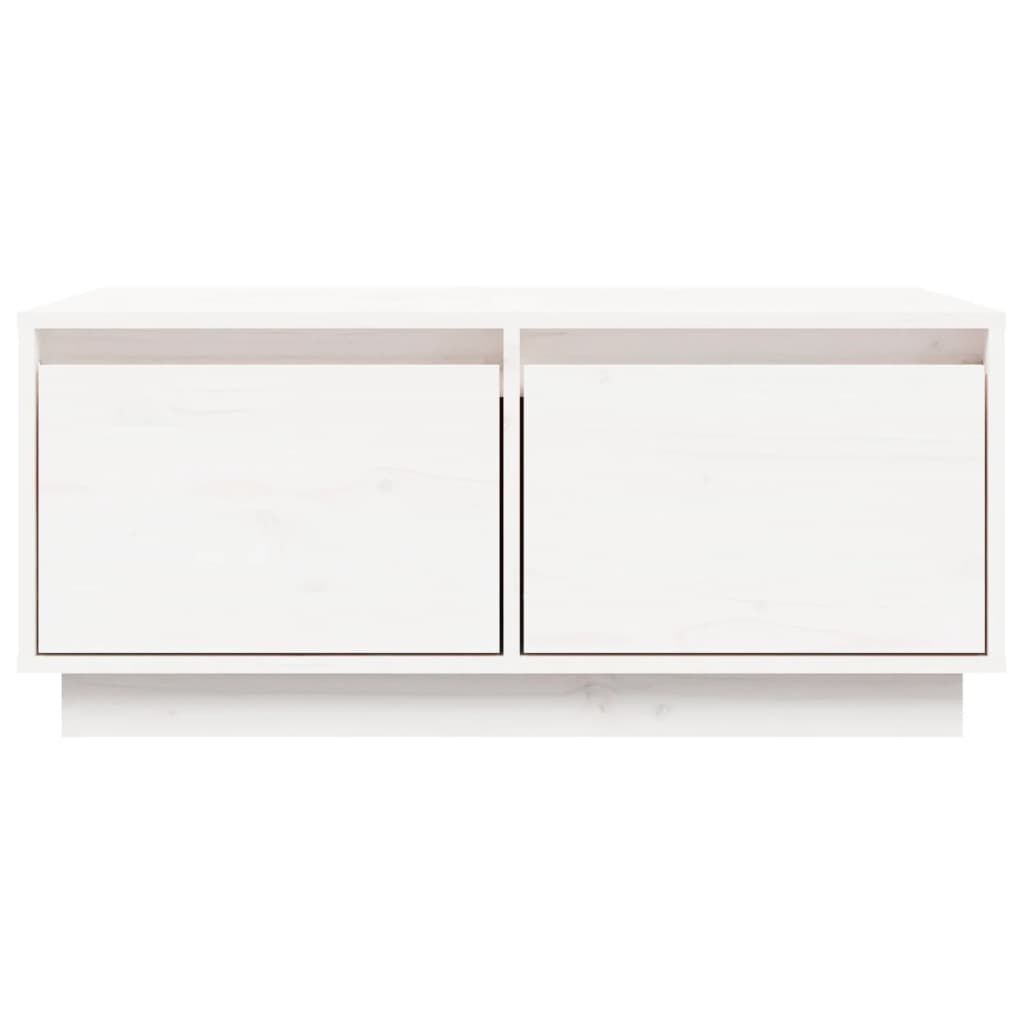 Salontafel Grenenhout Wit 80x50x35cm - 35% Korting!