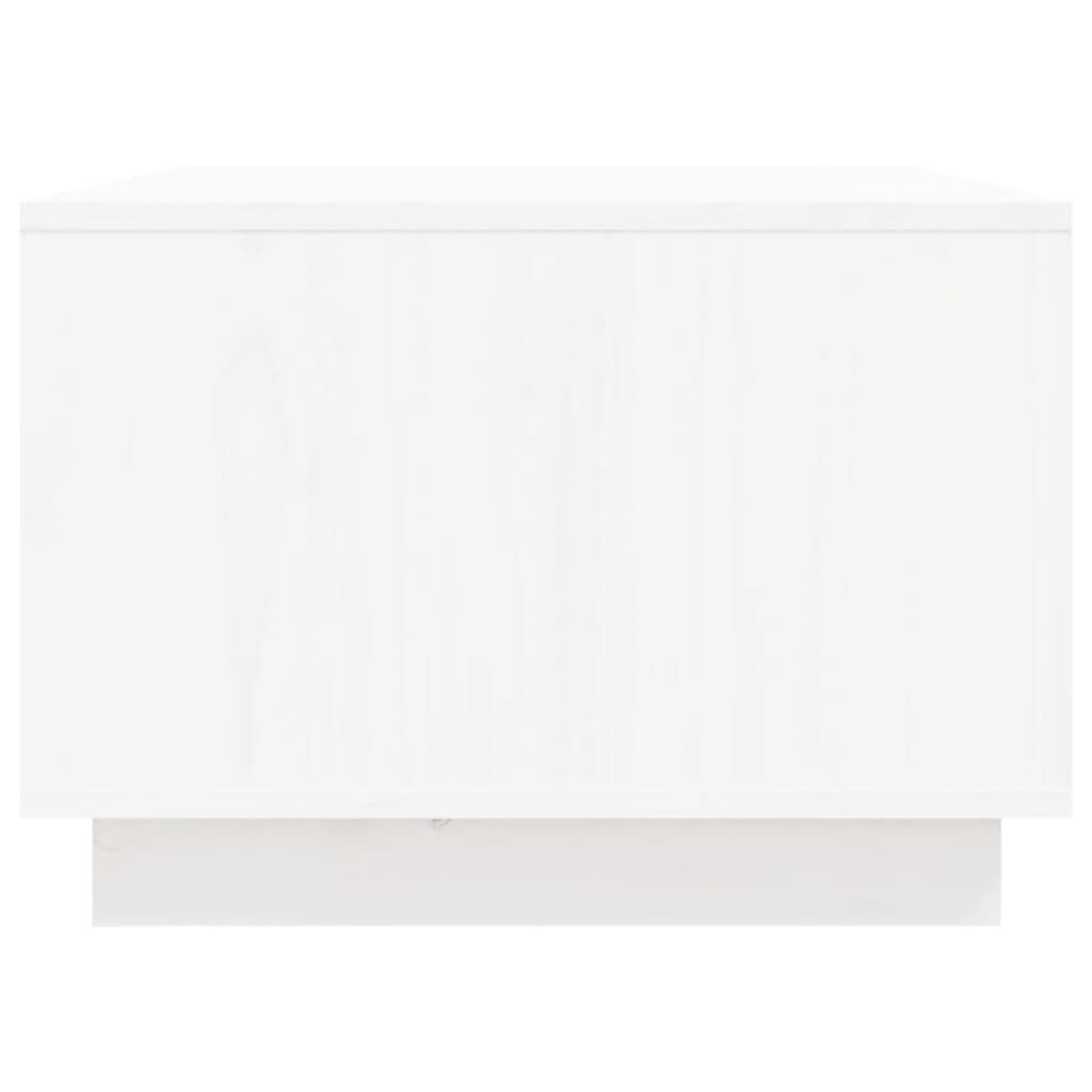 Salontafel Grenenhout Wit 80x50x35cm - 35% Korting!