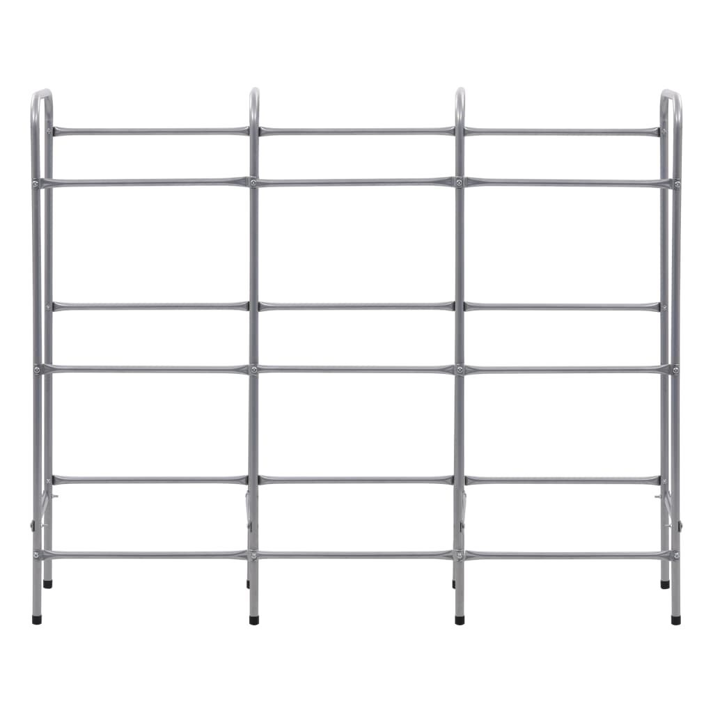 VidaXL Krattenrek 9 Kratten Zilver - 35% Korting!