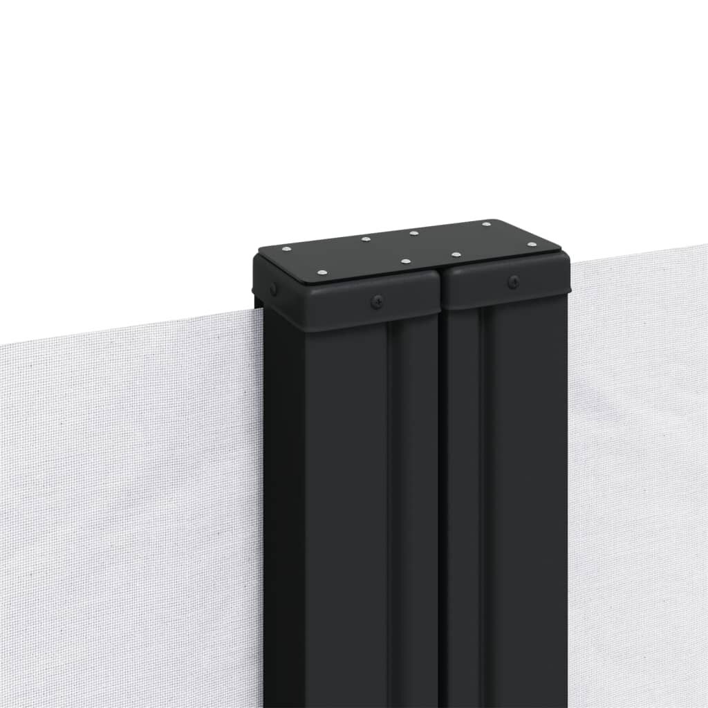 vidaXL Uittrekbaar Windscherm Wit 200x1000cm - 35% Korting!