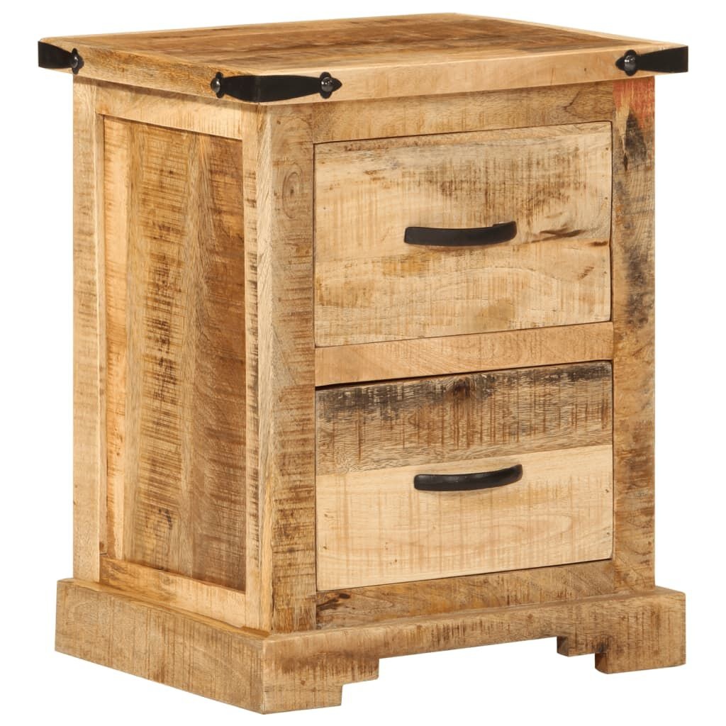 vidaXL Nachtkastje Massief Mangohout 40cm - 35% Korting!