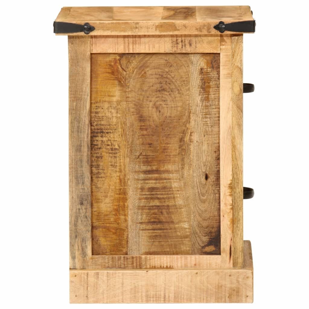 vidaXL Nachtkastje Massief Mangohout 40cm - 35% Korting!