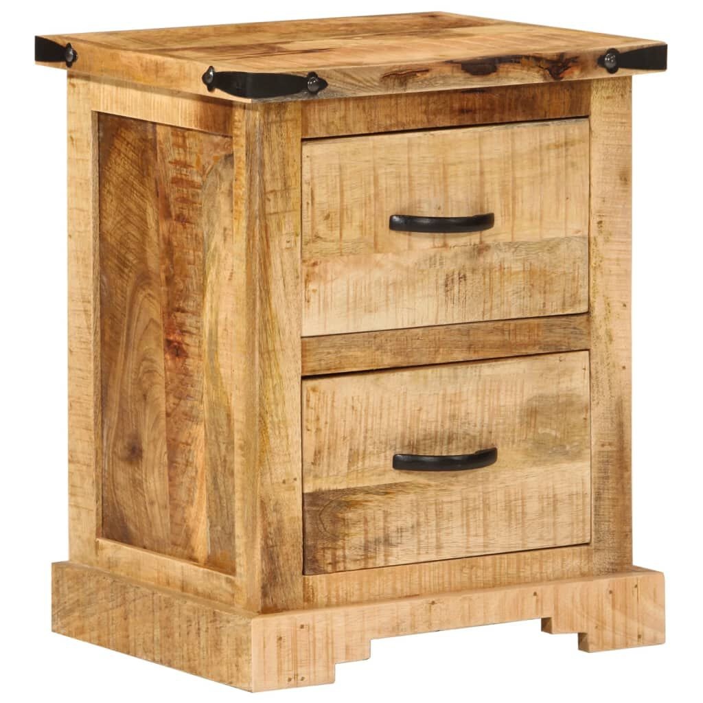 vidaXL Nachtkastje Massief Mangohout 40cm - 35% Korting!