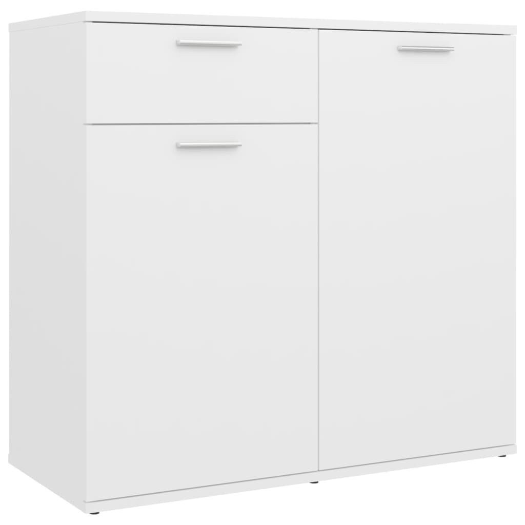 vidaXL Dressoir Wit 80cm - 35% Korting! OP=OP