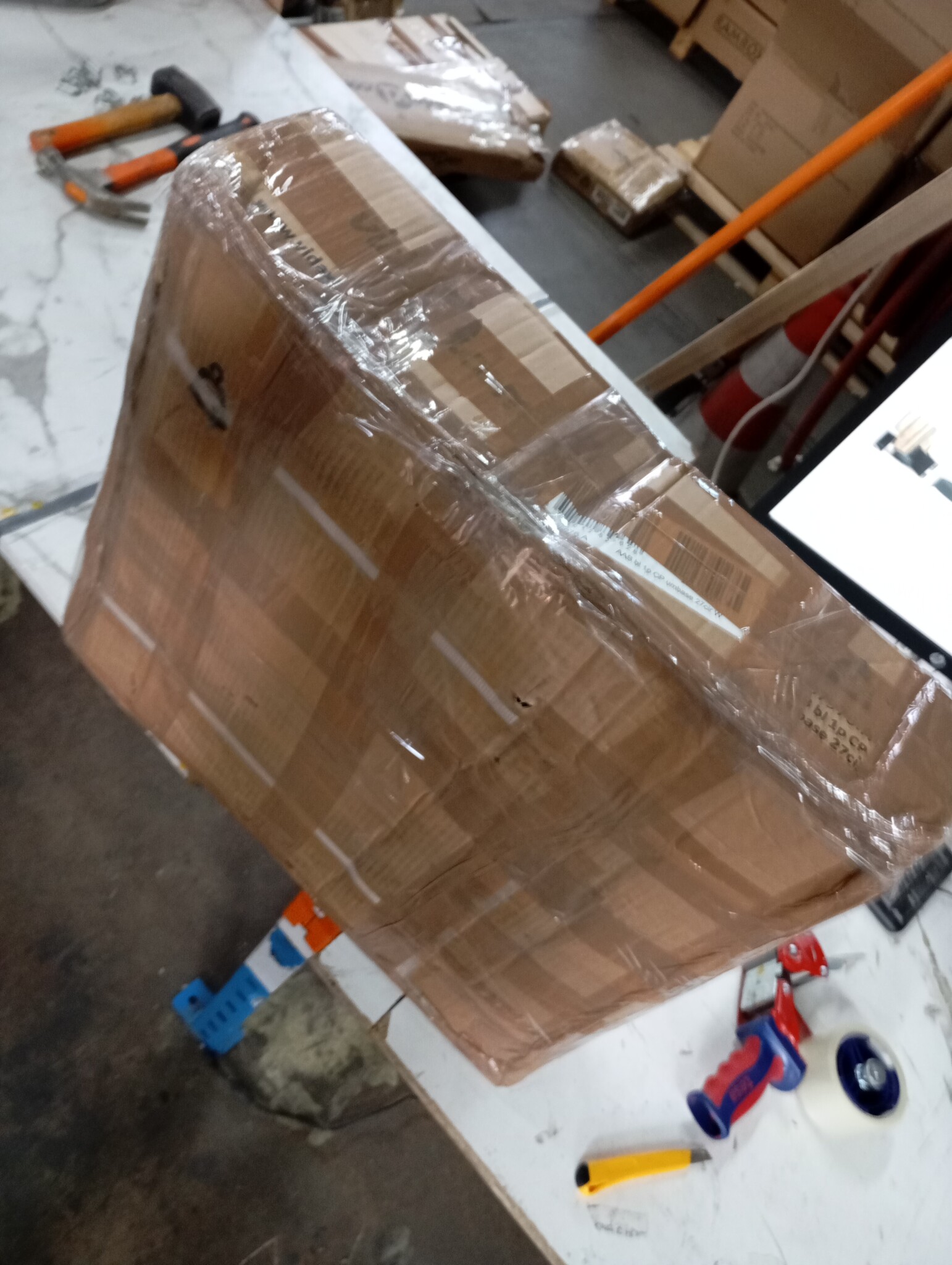 vidaXL Parasolvoet 27kg met Wielen - 60% Korting! (Incompleet)