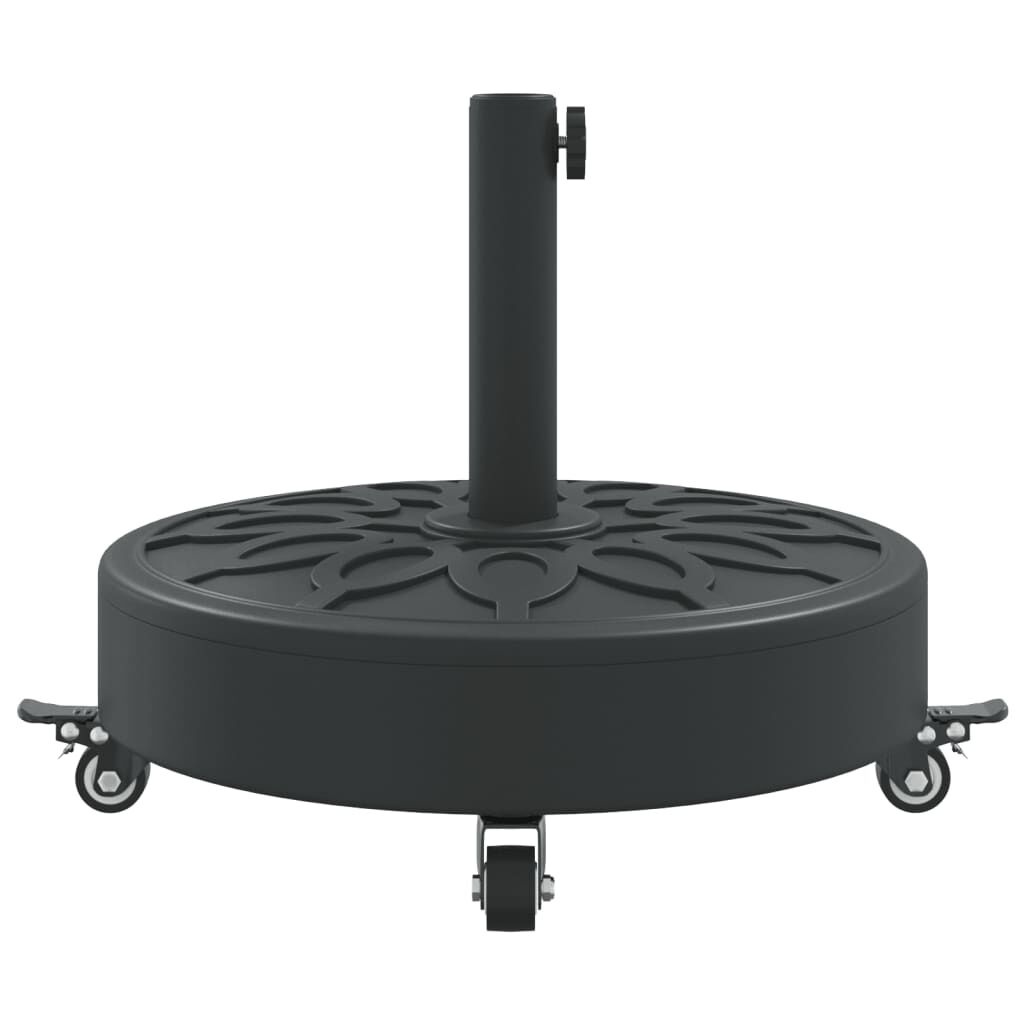 vidaXL Parasolvoet 27kg met Wielen - 60% Korting! (Incompleet)