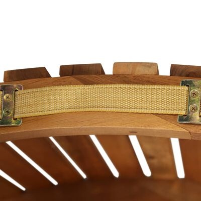 Ligstoel Acaciahout Donkergrijs met Kussen -35%
