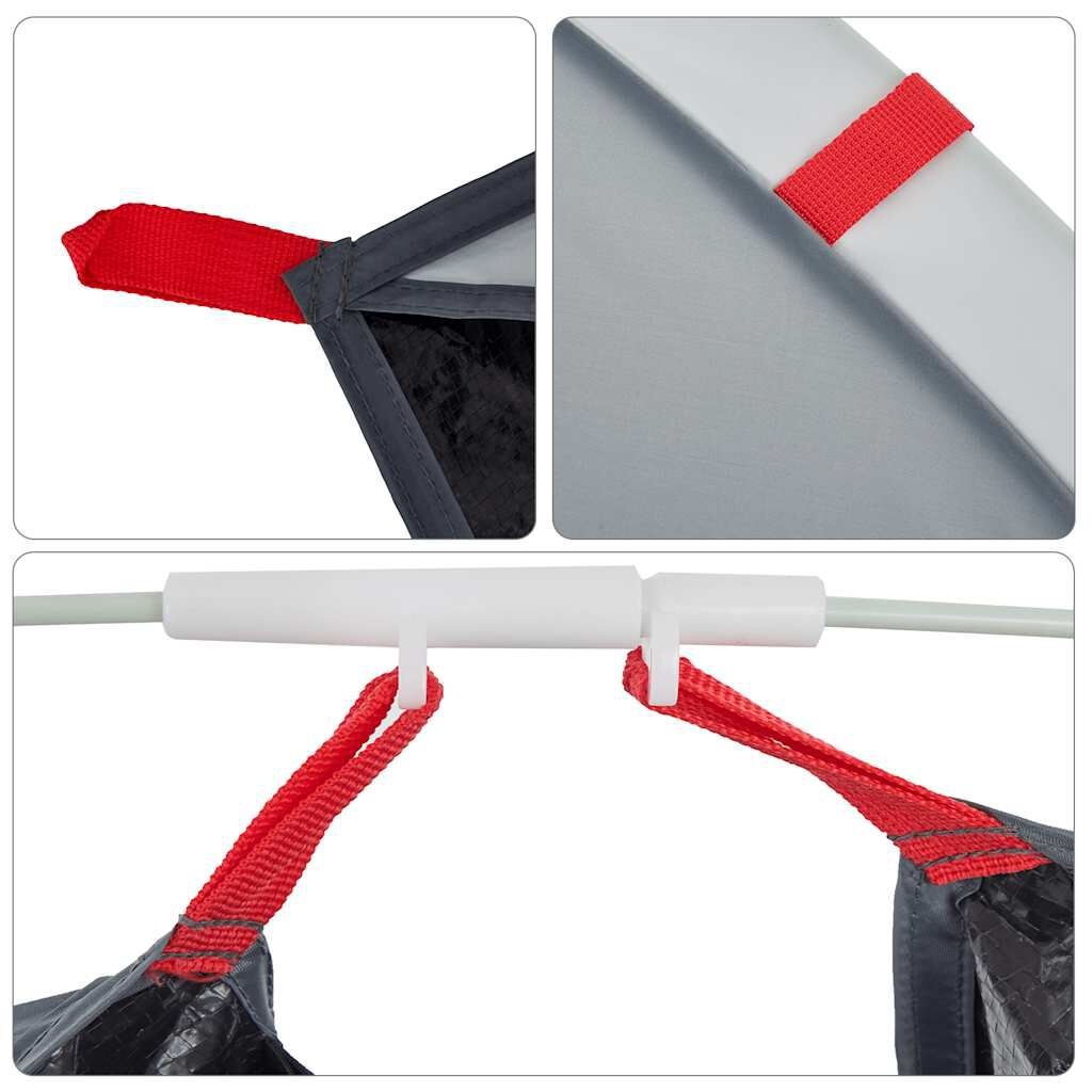 vidaXL Strandtent 2-Persoons Grijs - 35% Korting!