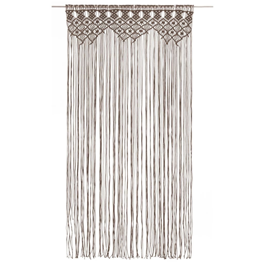 Macramé Gordijn Taupe 140x240cm - 35% Korting!