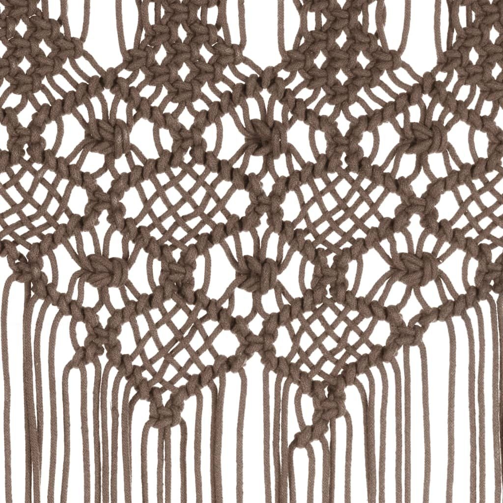 Macramé Gordijn Taupe 140x240cm - 35% Korting!