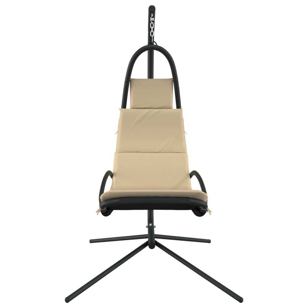 VidaXL Schommelstoel Crème - Oxford Stof - 35% Korting!