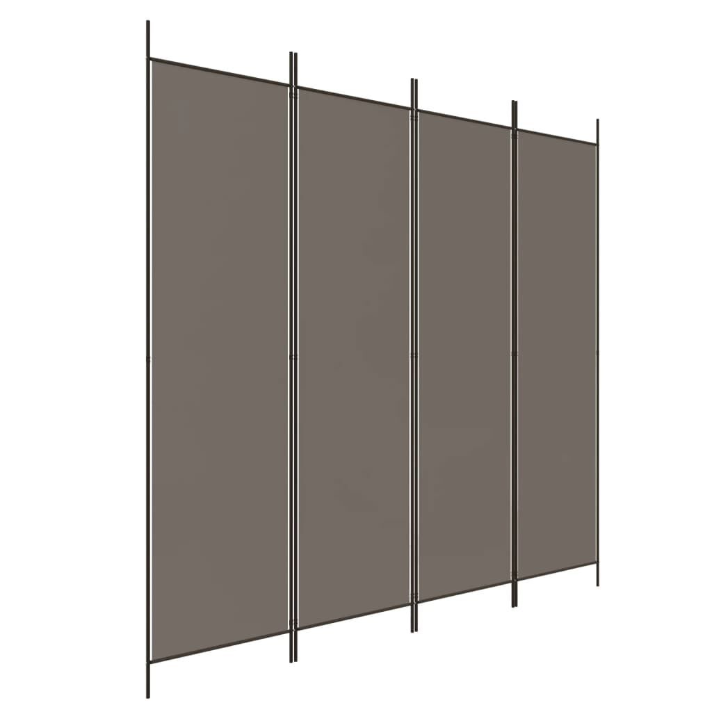 VidaXL Kamerscherm 200x200cm Antraciet - 35% Korting!