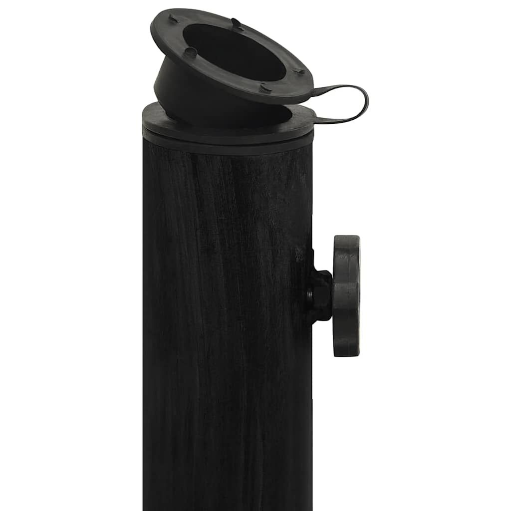 Parasolvoet Gietijzer Zwart 45cm - 35% Korting!