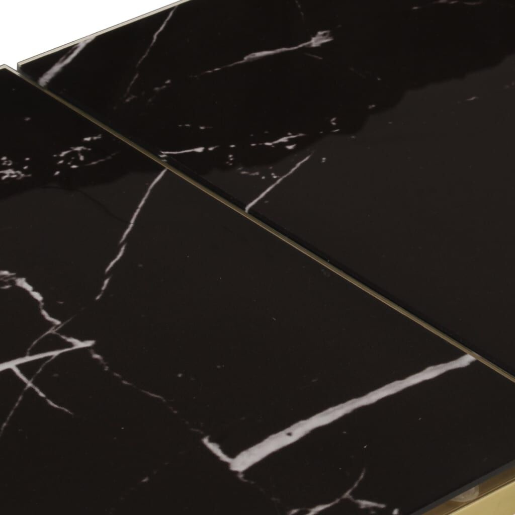 Wandtafel Goudkleurig Glas & Staal - 35% Korting!