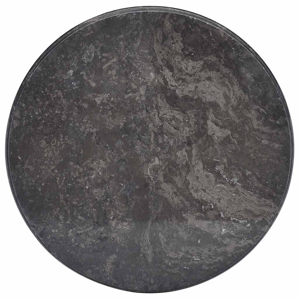 Marmer Tafelblad Zwart Ø50cm - Nu 35% Korting!