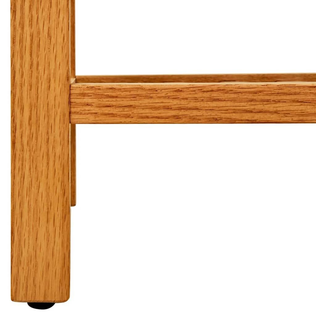 VidaXL Schoenenrek Eiken - 100cm - 51% Korting!