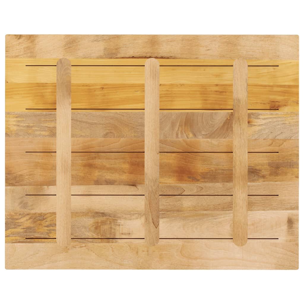 vidaXL Tafelblad Mangohout 90x80cm - 50% Korting! (Gebogen)
