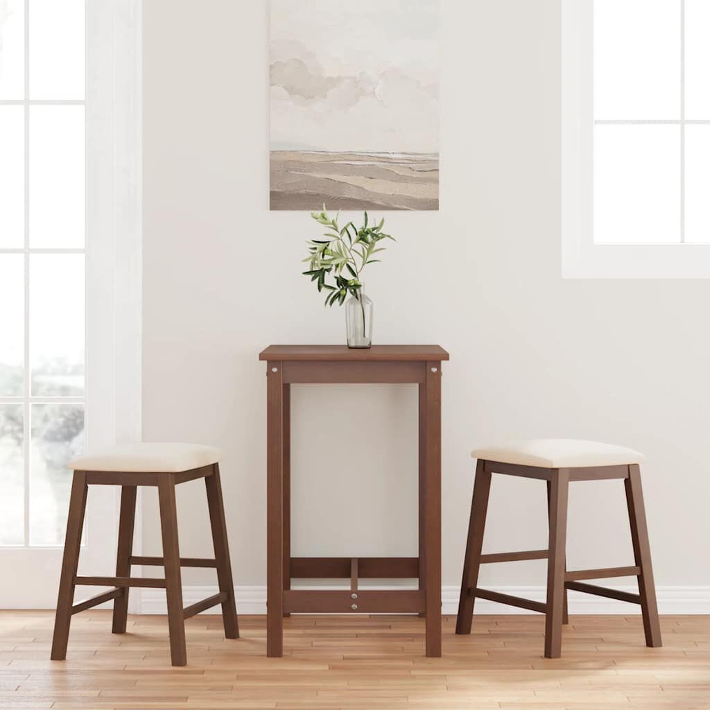 vidaXL Barstoelen (2x) Bruin Hout -35% Korting!
