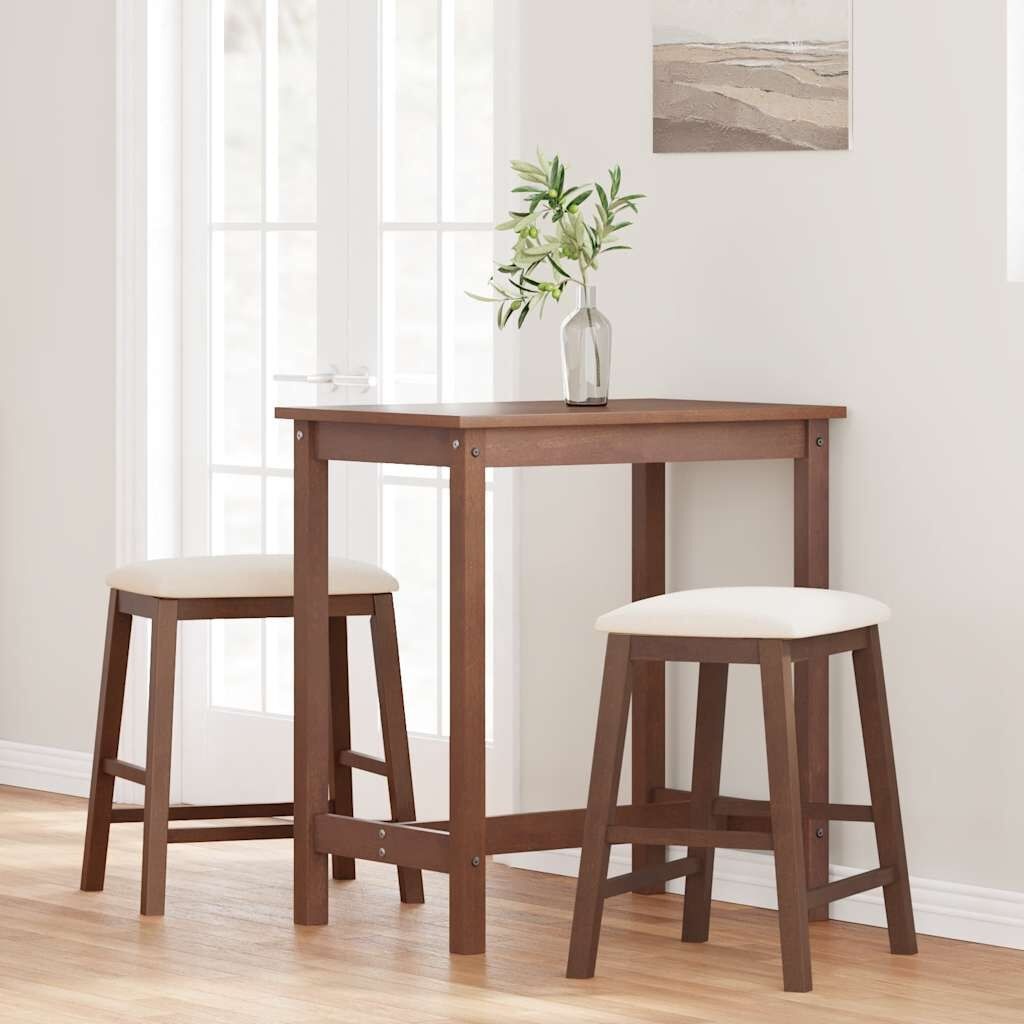 vidaXL Barstoelen (2x) Bruin Hout -35% Korting!