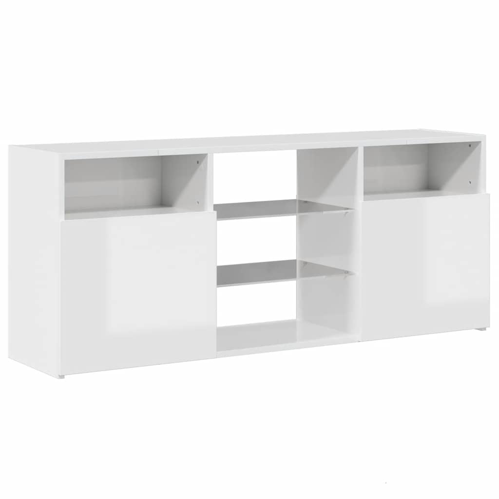 VidaXL TV Meubel Wit Hoogglans LED - 47% Korting!