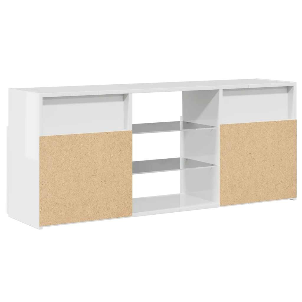 VidaXL TV Meubel Wit Hoogglans LED - 47% Korting!