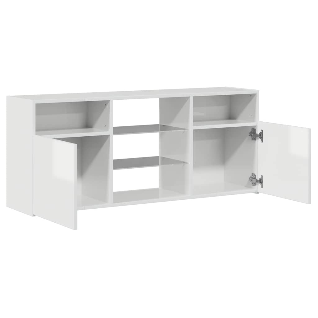 VidaXL TV Meubel Wit Hoogglans LED - 47% Korting!
