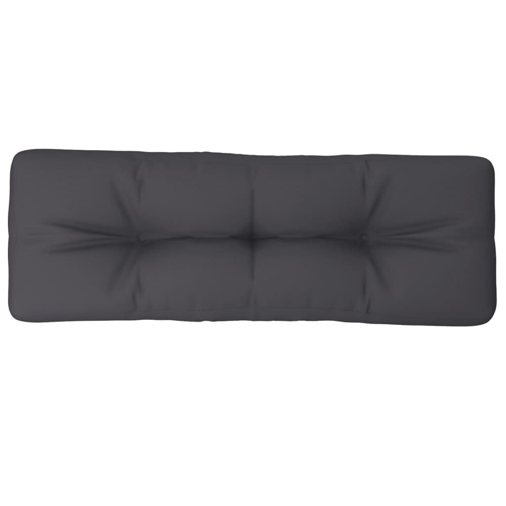 Palletkussen Antraciet 120x40x12cm -35% Korting!