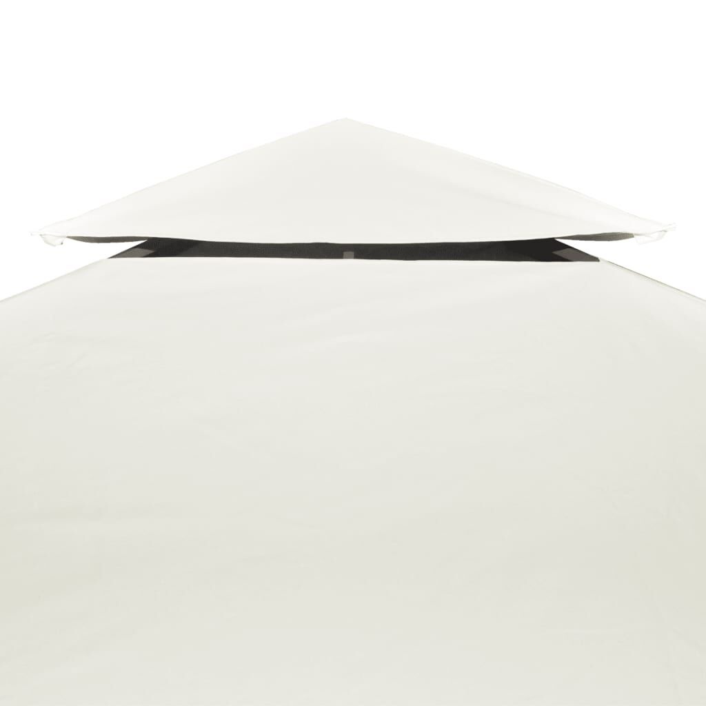 vidaXL Prieel Tentdoek 3x3m Crèmewit -45%! Zo Goed Als Nieuw