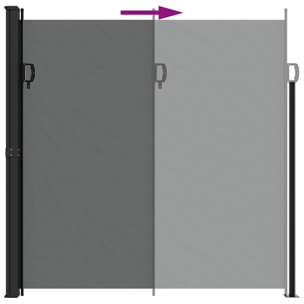 VidaXL Uittrekbaar Windscherm 200x500cm Antraciet - 35% Korting!