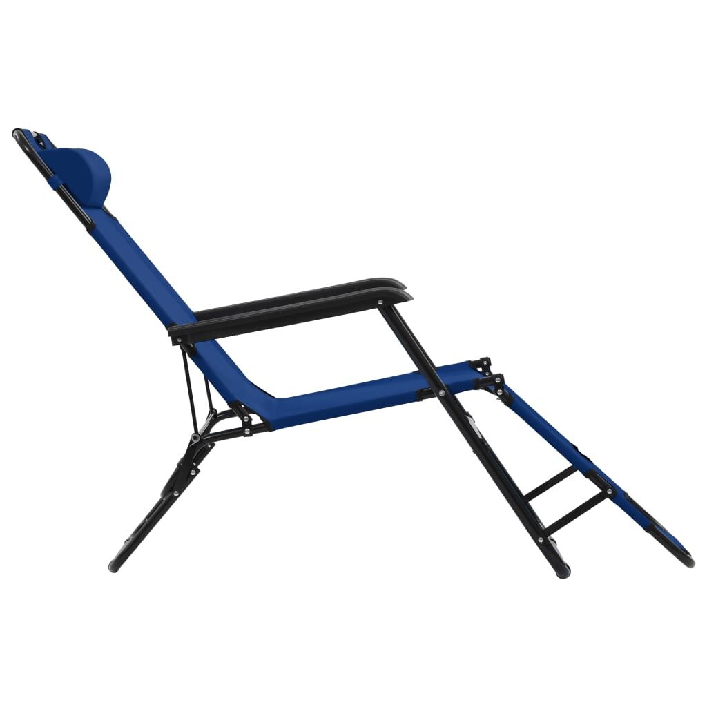 VidaXL Ligbedden (2 st) Blauw - 35% Korting! Inklapbaar