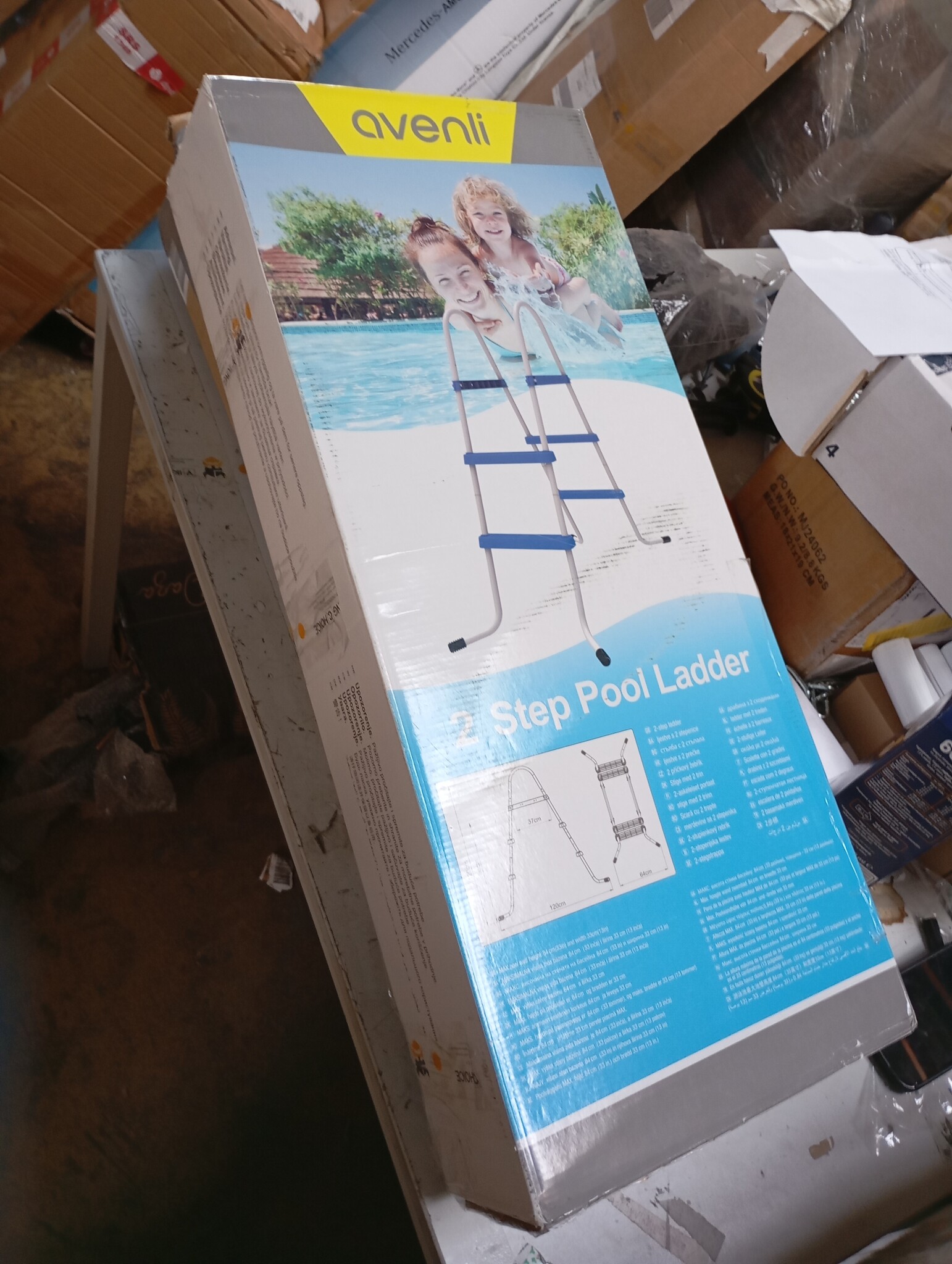 Zwembadladder 84cm - Topdeal! 55% Korting - Retourdeal