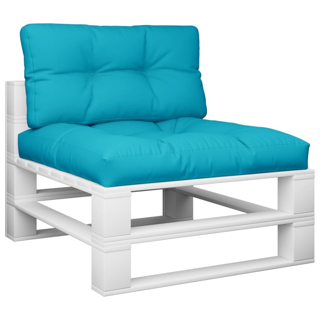 VidaXL Palletkussens Turquoise (2 Stuks) - 35% Korting!