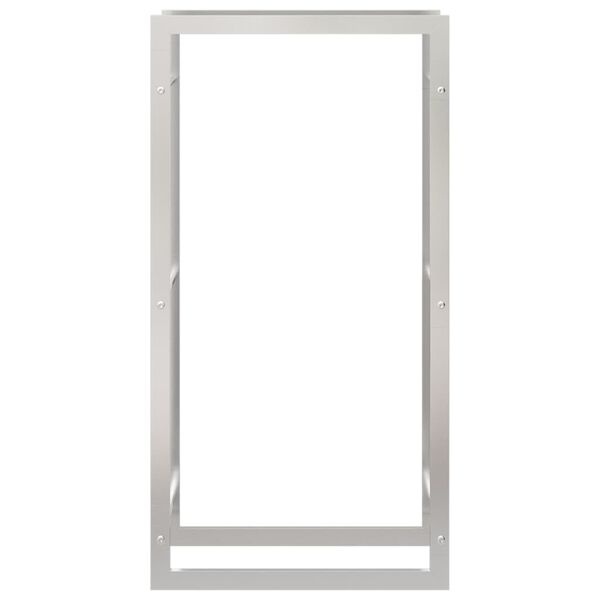 vidaXL Haardhoutrek RVS - 80x28x154cm - 35% Korting!