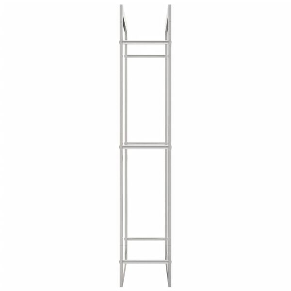 vidaXL Haardhoutrek RVS - 80x28x154cm - 35% Korting!