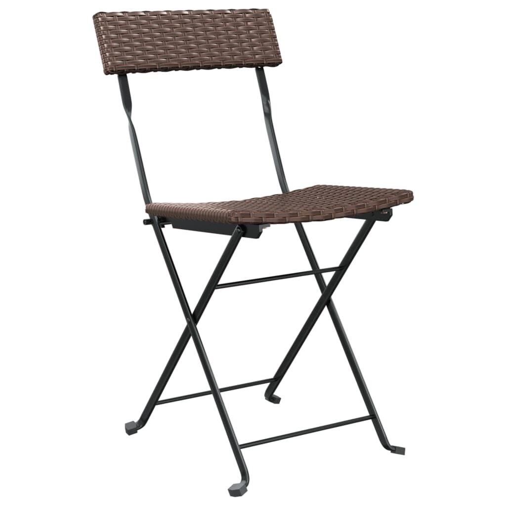 vidaXL Bistrostoelen (4) Bruin - Inklapbaar - 35% Korting!