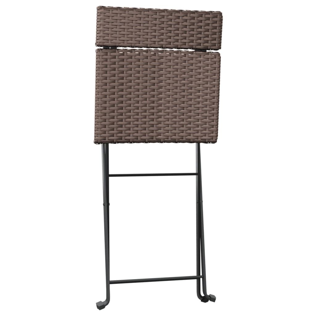 vidaXL Bistrostoelen (4) Bruin - Inklapbaar - 35% Korting!