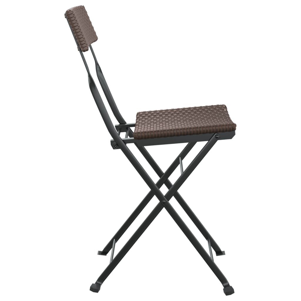 vidaXL Bistrostoelen (4) Bruin - Inklapbaar - 35% Korting!
