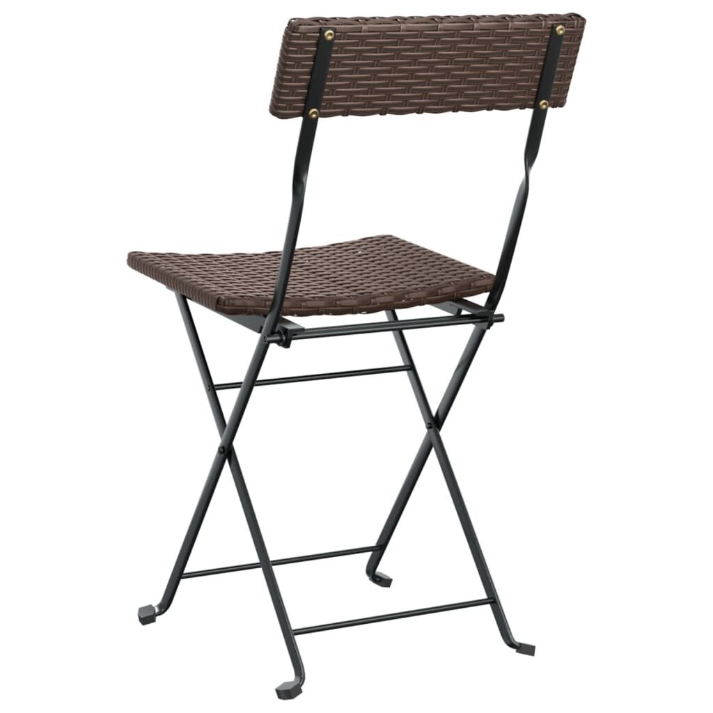 vidaXL Bistrostoelen (4) Bruin - Inklapbaar - 35% Korting!