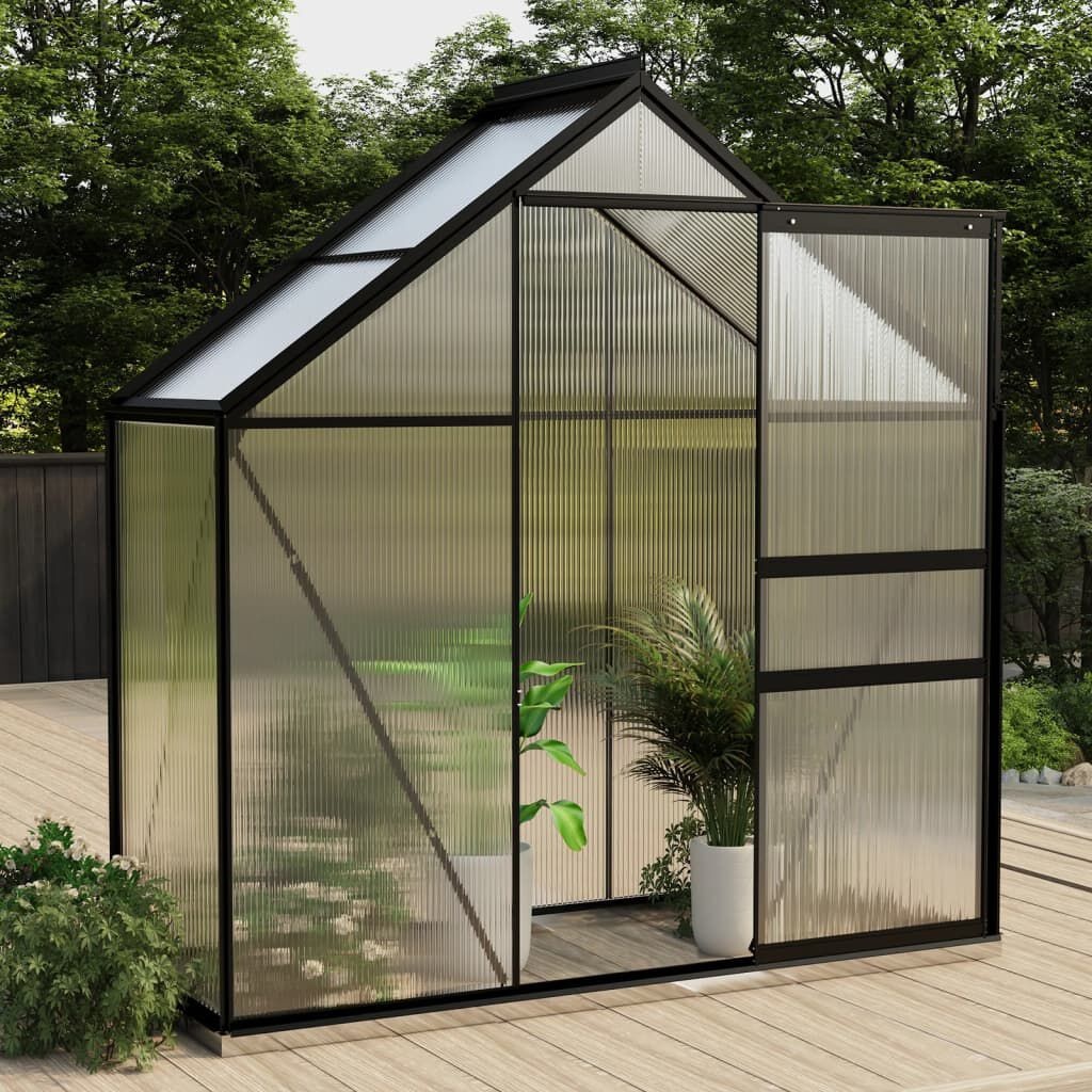 Tuinkas 1,33m² Antraciet - VidaXL - 50% Korting!