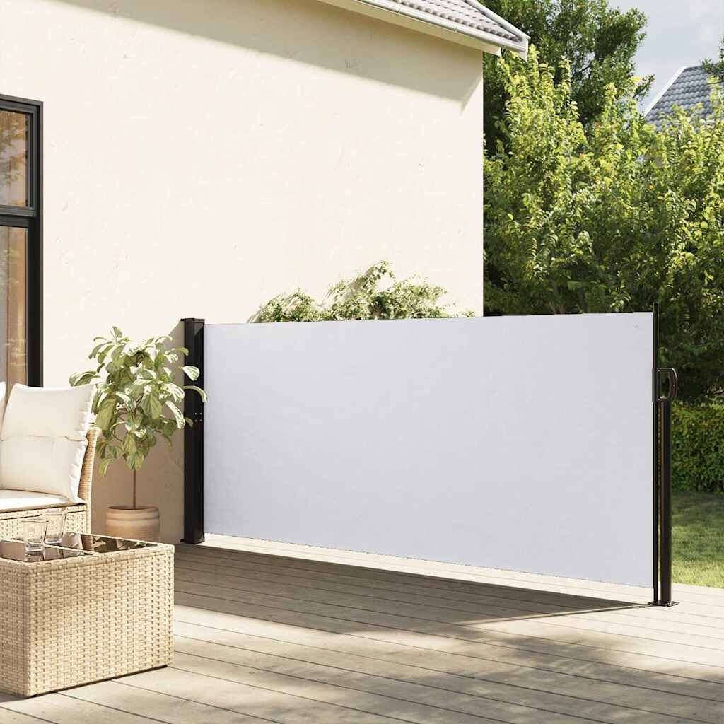 VidaXL Uittrekbaar Windscherm Wit 120x600cm - 55% Korting!
