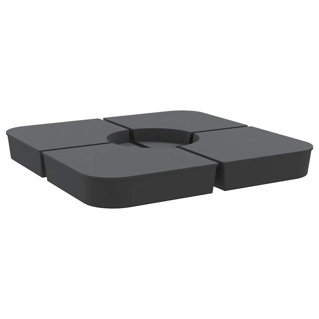 vidaXL Parasolvoet Set (4x) - 100kg - Kruisvoet - 45% Korting!