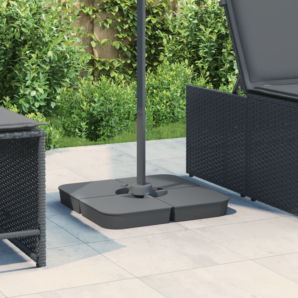 vidaXL Parasolvoet Set (4x) - 100kg - Kruisvoet - 45% Korting!