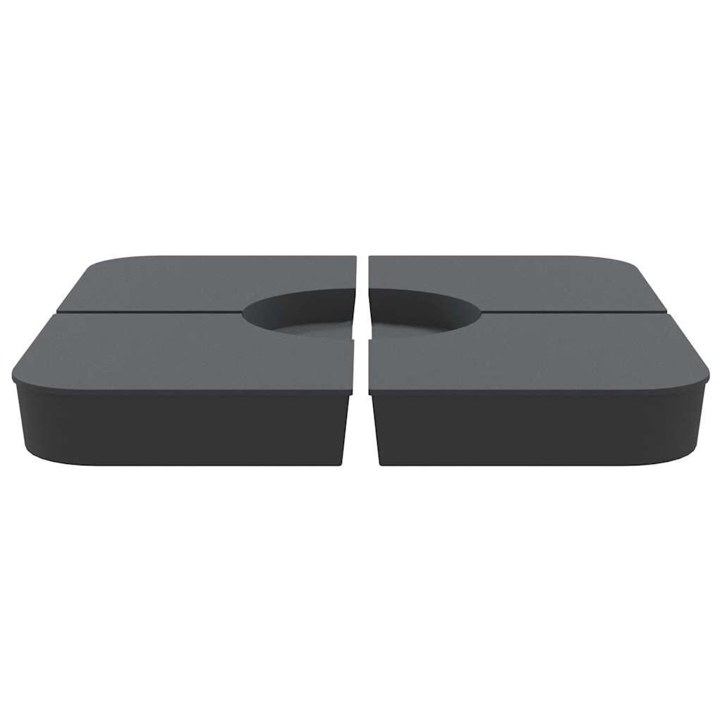 vidaXL Parasolvoet Set (4x) - 100kg - Kruisvoet - 45% Korting!