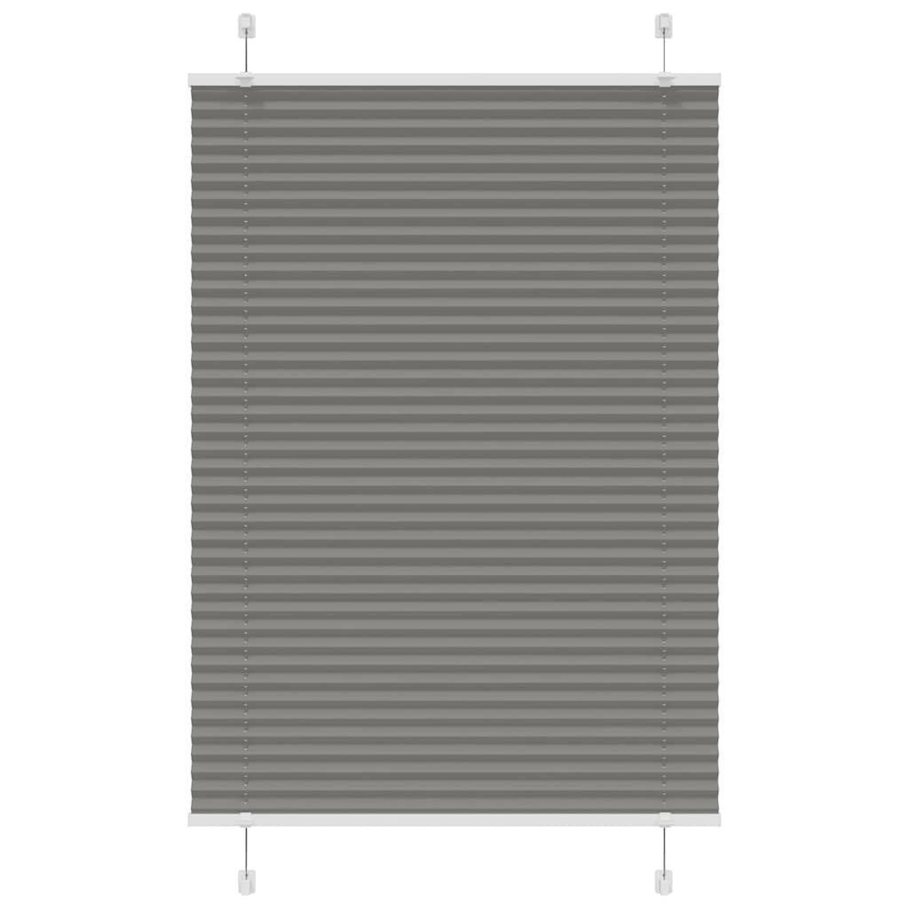 Plissé Rolgordijn Antraciet 85x100cm - 35% Korting!