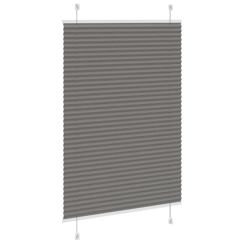 Plissé Rolgordijn Antraciet 85x100cm - 35% Korting!