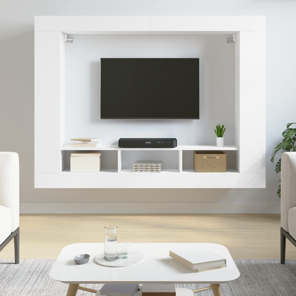 vidaXL TV-Meubel Wit 152cm - 35% Korting! Retourdeal