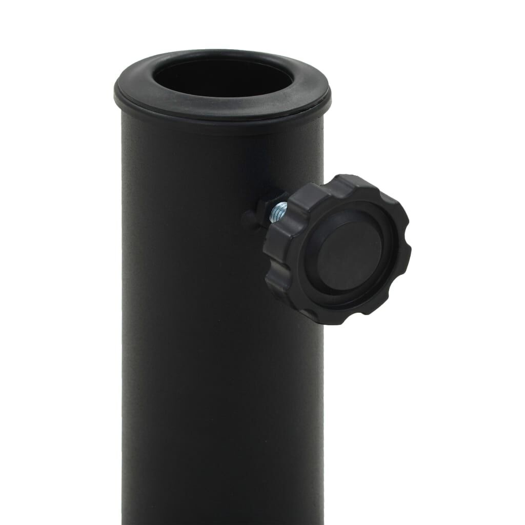 VidaXL Halfronde Parasolvoet Zwart 9kg - 35% Korting!